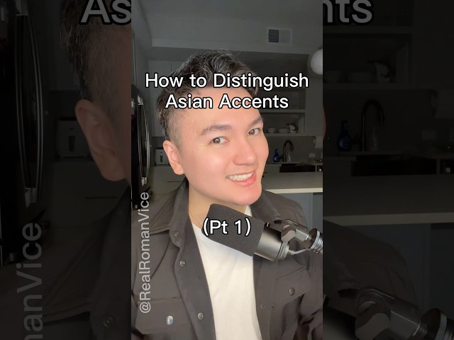 How to Distinguish Asian Accents Pt. 1 #comedy #AsianAccents #filipino #vietnamese #korean #chinese