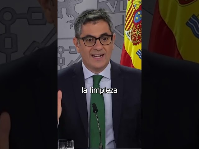 "Reforzamos la limpieza de nuestra democracia para garantizar la información veraz", Félix Bolaños