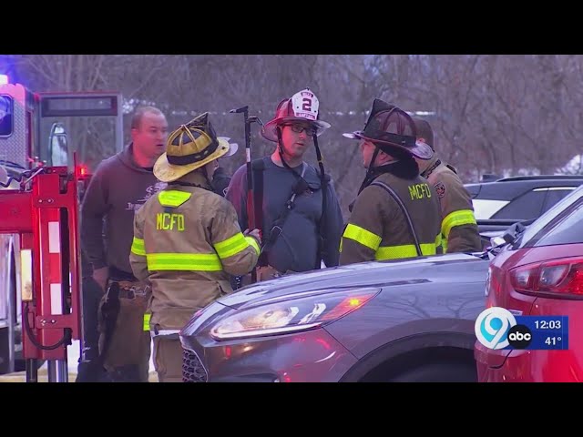 49-year-old hospitalized after being trapped in apartment during Clay fire