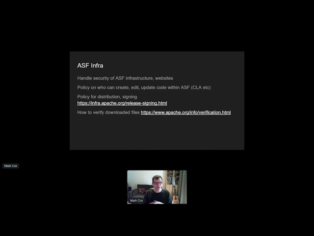 Mark Cox - Community-led Security at ASF