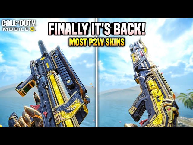 The most P2W epic skins are finally back! the CBR4 Flawless & BY15 AMS Pro Grade