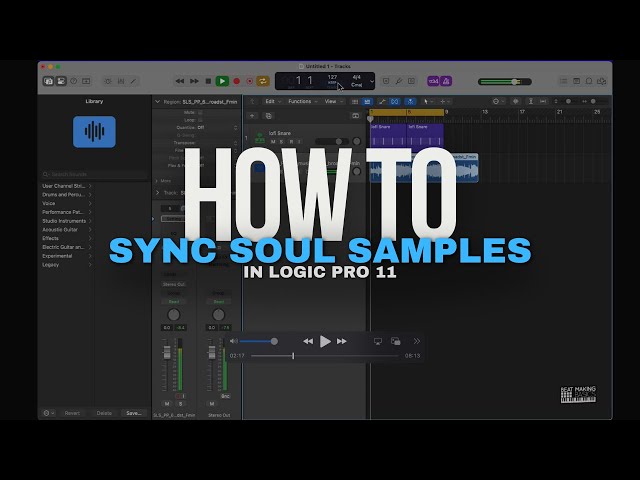 How To Sync Soul Samples In Logic Pro 11 - Get The Sauce