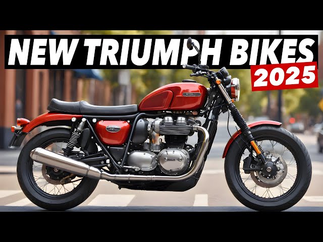 7 New Triumph Motorcycles For 2025