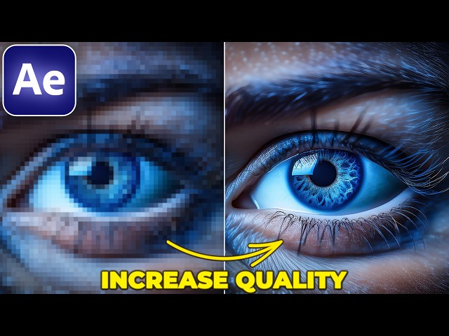 How to INCREASE VIDEO QUALITY in After Effects