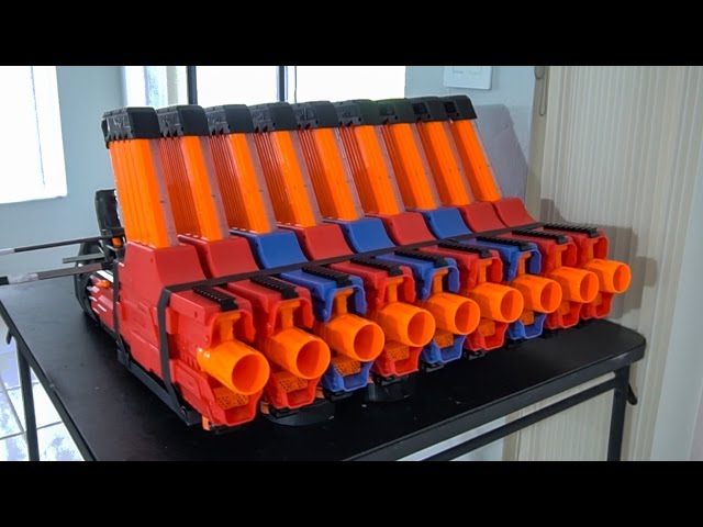 BEST NERF GUN IN THE WORLD?! FULL AUTO + 360 BALL CAPACITY!