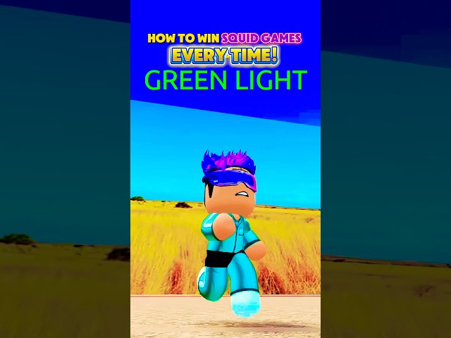 RED LIGHT GREEN LIGHT on ROBLOX 🤣 🚦#shorts #squidgame #roblox