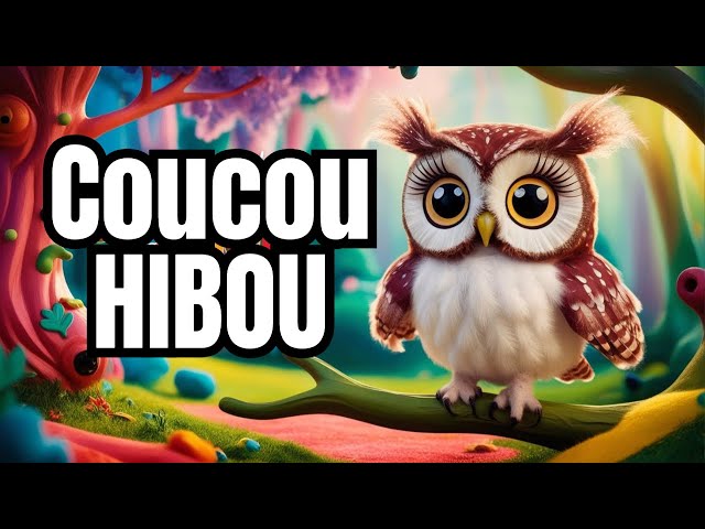 🎶 Coucou Hibou - Comptine pour Enfants | Animation Colorée et Amusante 🦉