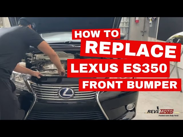 NEW 2013-2015 Lexus ES350 Front Bumper Installation.  10 Minute Easiest Install.