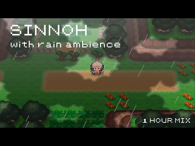 You're A Kid Again Playing Pokemon And It's Raining Outside (Sinnoh) | Rain Ambience