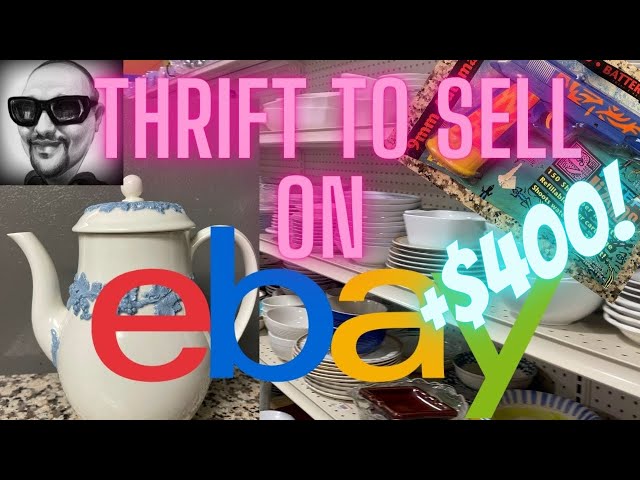 THRIFT to SELL on EBAY! Make MONEY QUICK ONLINE! Goodwill Haul Video - $400 PROFIT!!!