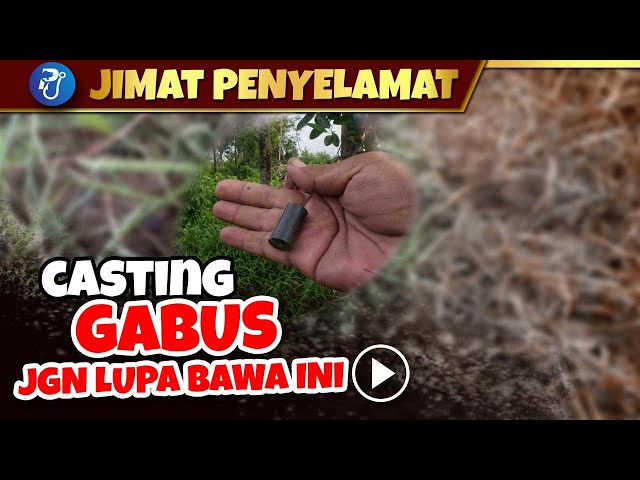 Casting Gabus II Bawa Benda ini saat Casting Gabus.