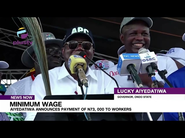 Minimum Wage Aiyedatiwa Announces Payment Of N73, 000 To Workers