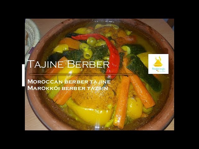 Berber zöldség tázsin (Vegetáriánus) - Berber vegetable tajin