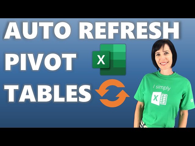 Auto Refresh PivotTables & Queries - without VBA!