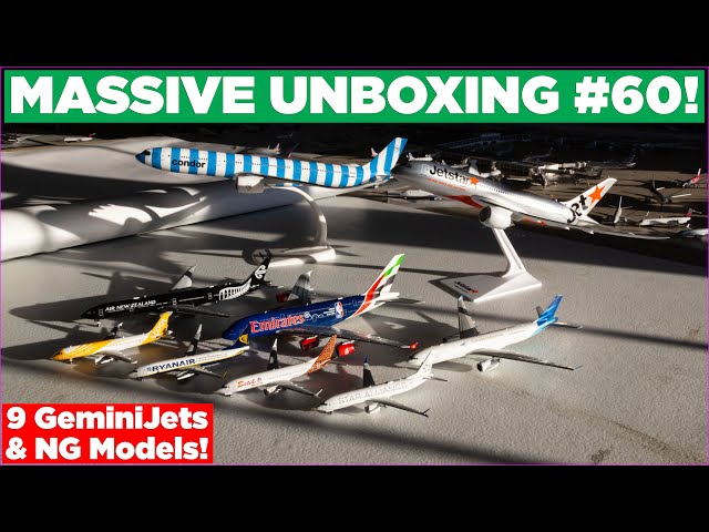 9 GEMINIJETS MODEL UNBOXING! | Massive Unboxing #60