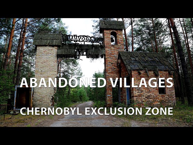 Secrets of Chernobyl: An abandoned ghost village in the Chernobyl Exclusion Zone. Virtual travel