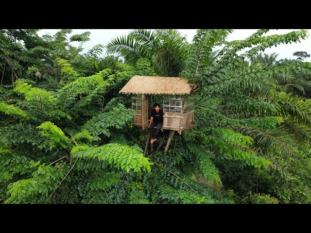 Camping renovation Old tree house - Catch and cook river bank