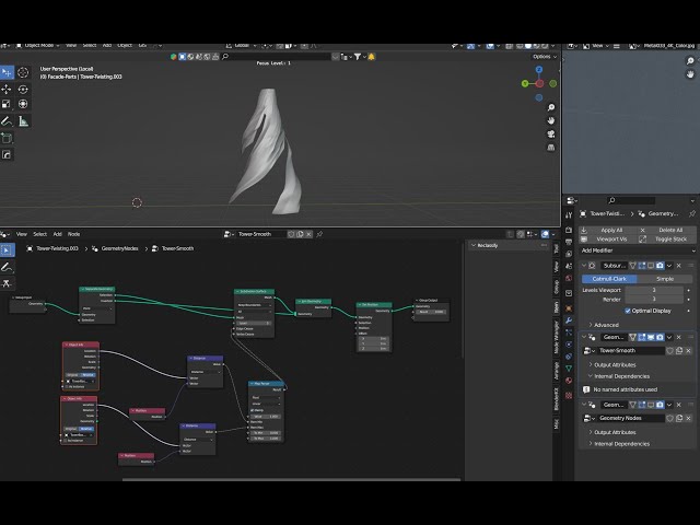 Blender Geometry Nodes Sub Division Fall Off