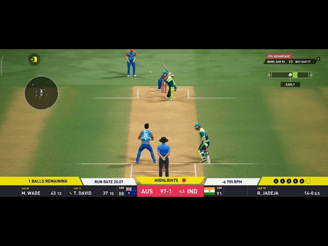 Australia vs India aus won match ## dream cricket