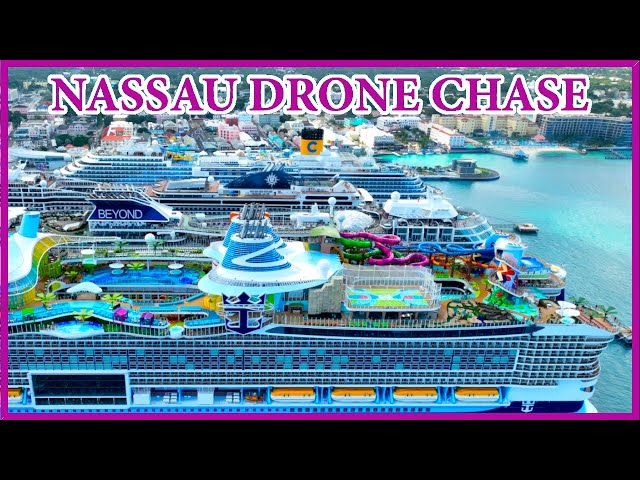 Cruise Ship Drone Chase - Nassau