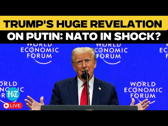 Trump Speech LIVE | US President Addresses The World Economic Forum At Davos | WEF 2025