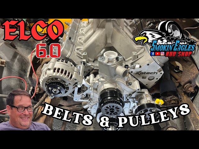 Pulley and Belt SETUP on the NEW Engine!