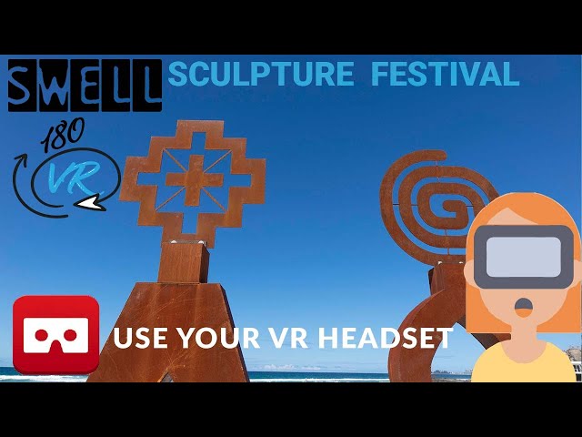 180 VR Life Footage Swell Sculptures Gabriel Rosati - Adam and Eve