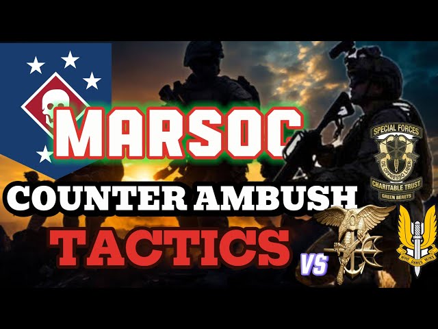 MARSOC| The elite Counter ambush tactics| Compare to other elite units in the world #usmarine #uk