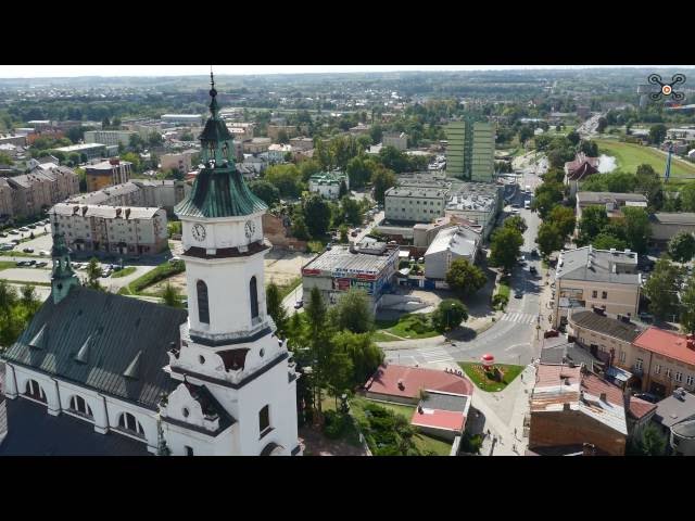 Ostrowiec Świętokrzyski i okolice z lotu ptaka - DRON DJI S900 + Panasonic GH4 (rozdzielczość 4K)