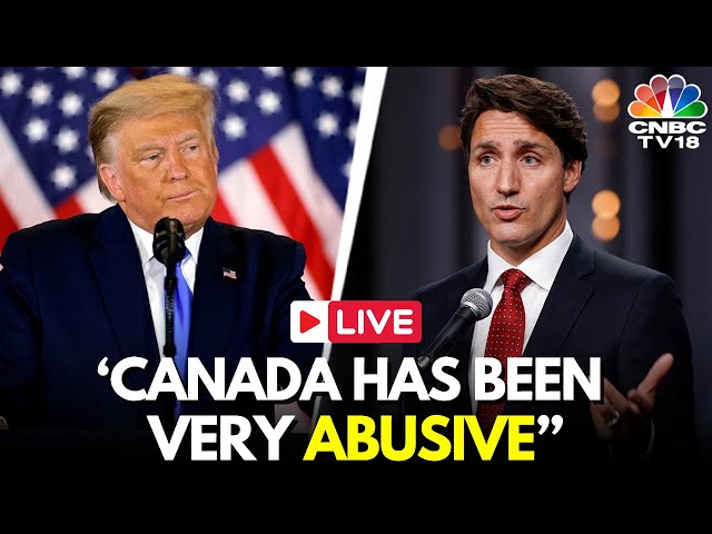 USA LIVE: US President Donald Trump Accuses Canada of Being 'Very Abusive' | Trump Tariffs | N18G