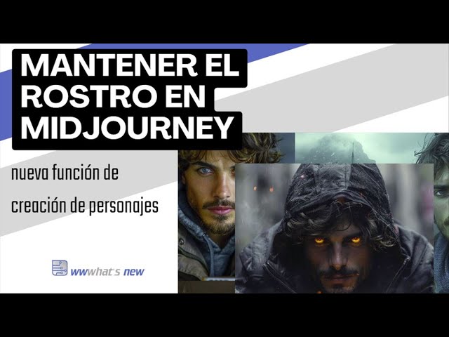 Cómo crear con Midjourney personajes que mantengan la misma cara