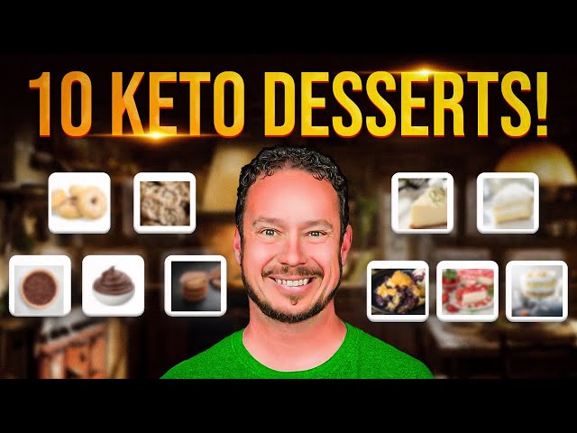 10 Keto Dessert Recipes You've Probably NEVER Seen!