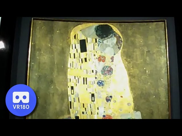 Gustav Klimt at The Belvedere Palace Vienna Austria VR180