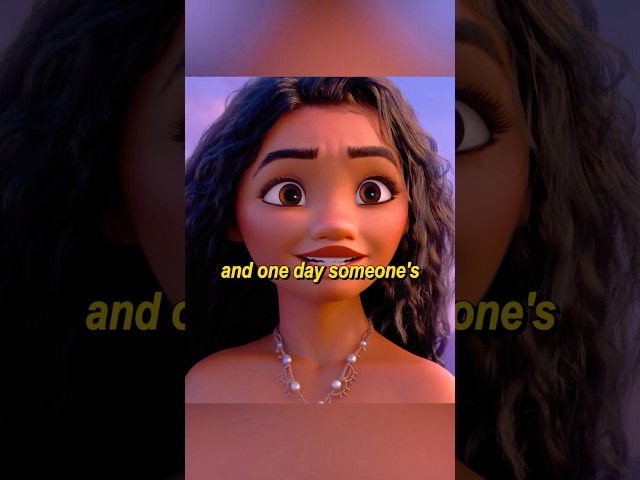 Moana accidentally discovers an item engraved with a special symbol.