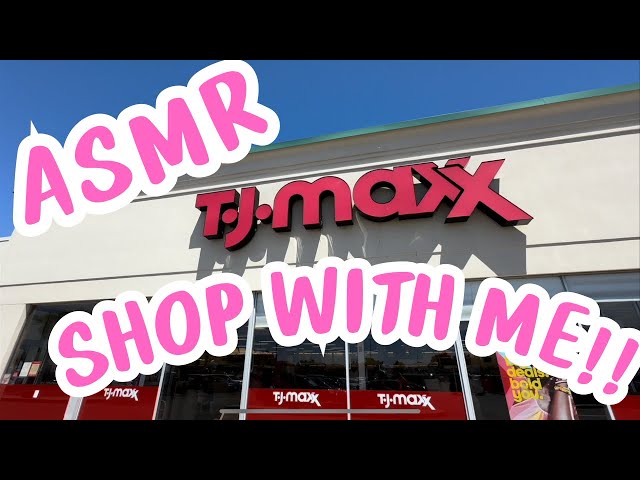 ASMR SHOP WITH ME 🤩TJ MAXX🤩 ~MY FIRST TIME (whispering voiceover)