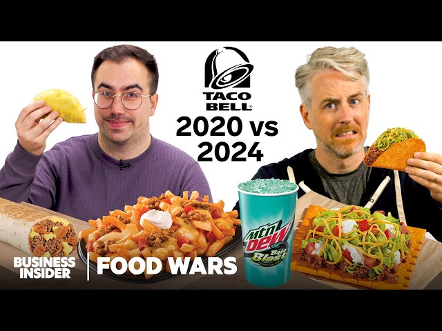 US vs UK Taco Bell 2020 vs 2024 | Food Wars | Insider Food