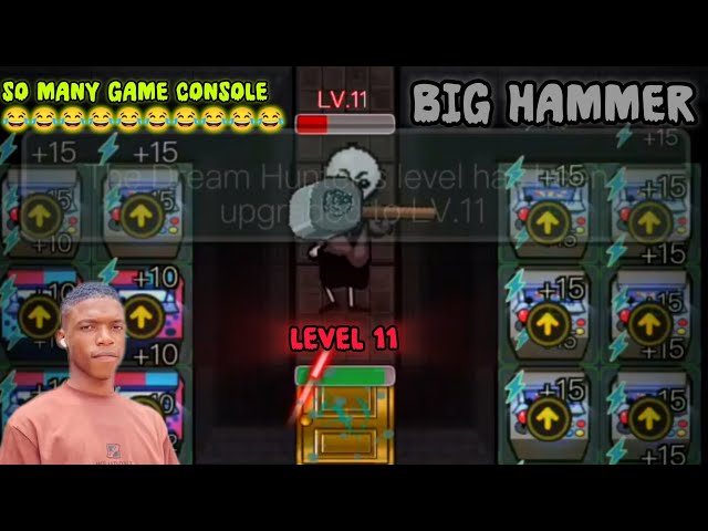 Haunteddorm - Level 11 Dream Hunter 😱 and the big hammer 🔨 | MvP | so many Game console #haunteddorm