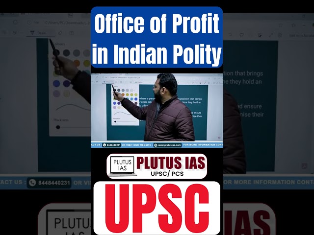 Understanding the Office of Profit in Indian Polity | Articles 102 & 191 | Key Cases & UPSC Prep Tip