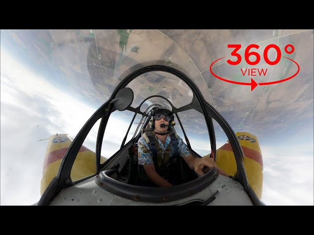 360° Cockpit View ┃ 1946 Texan T6 ┃Loops & Rolls ┃Virtual Reality