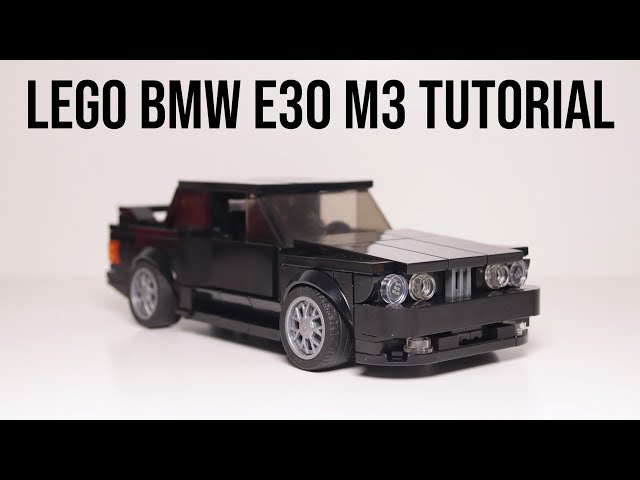 LEGO BMW E30 M3 Moc Build Tutorial