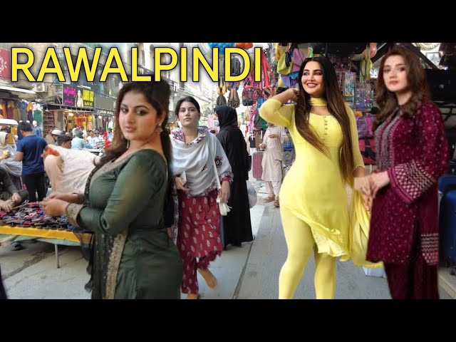 🇵🇰The most popular bazaar in Rawalpindi walking tour 4k/2024