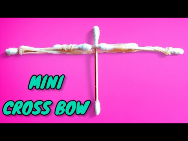 How to Make Mini Cross Bow | CROSS BOW | Easy and Simple Tutorial