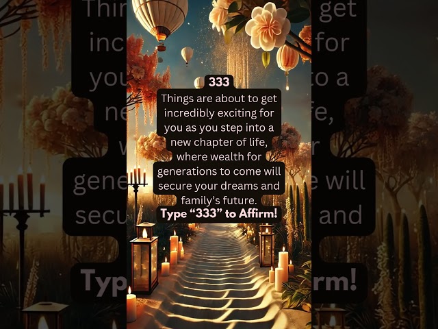 Manifesting with Angel Number 333: Your Abundant Life Awaits!#manifestation #abundance