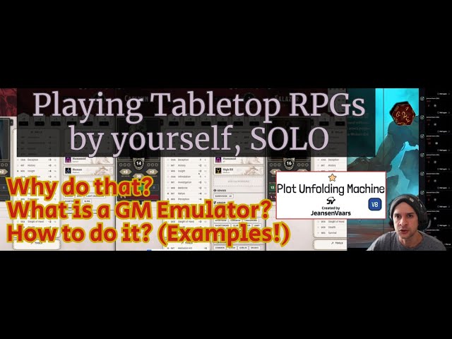 How to play ANY tabletop RPG by yourself? (Solo for beginners) - With Examples