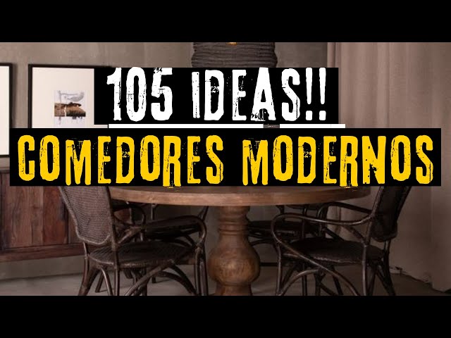 🔥  COMO TENER UN COMEDOR MODERNO y  ATEMPORAL👉 Claves y trucos