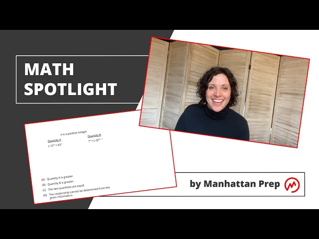 The GRE Math Spotlight: Whitney Teaches an Expert Quant Question