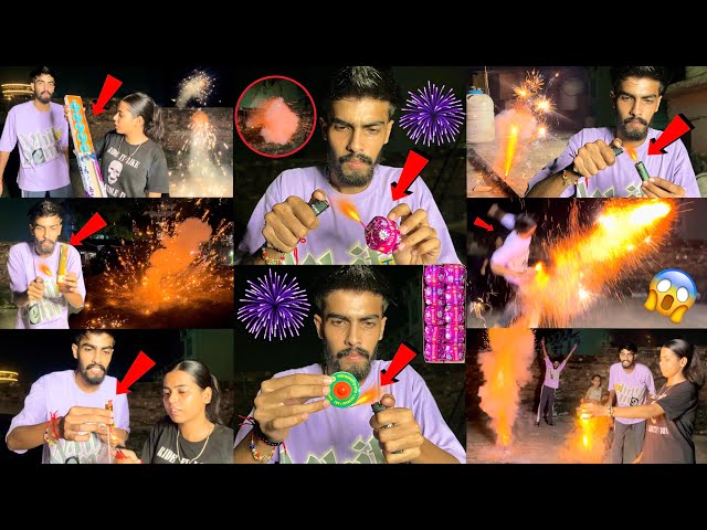 New 2024 Crackers Testing | Rockets, SkyShots, Anaar, Atom Bomb, Bullet, Patakha, Diwali Fireworks