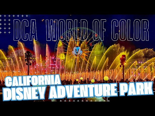 DCA World of color (Night water show)　Disney California Adventure