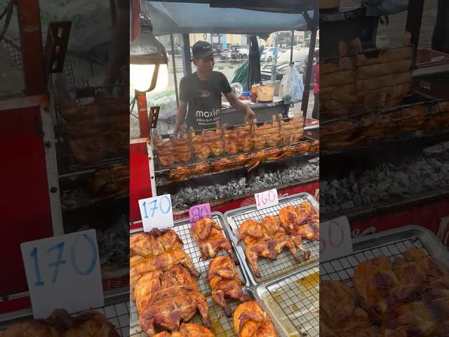 4$ Whole Grilled Chicked - Pattaya Street Food