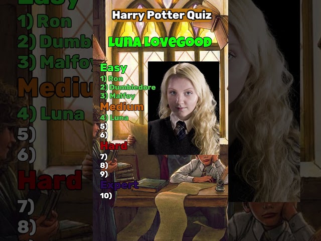 Harry Potter Quiz! Only a True Fan can name all 10! (2 #harrypotter #potterhead #quiz #trivia #facts